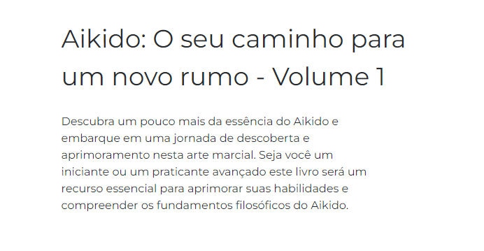 Livro Aikido